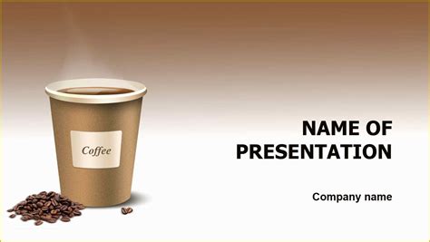 Coffee Powerpoint Template Free Download Of Grains Coffee Food Ppt