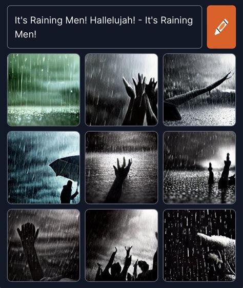 it s raining men hallelujah it s raining men r weirddalle