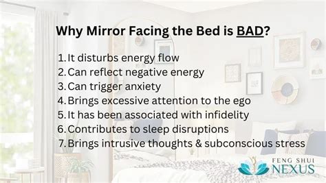 Why Mirror Facing The Bed Is Bad Feng Shui
