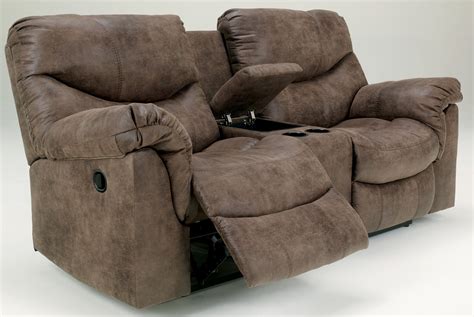 Alzena Double Power Reclining Loveseat With Console From Ashley