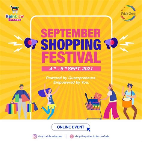 September Shopping Festival Rainbow Bazaar