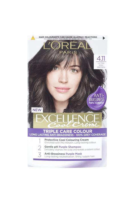 L Oreal Excellence Cool Cr Me Permanent Hair Dye Ultra Ash Brown Hair Care From Allcures