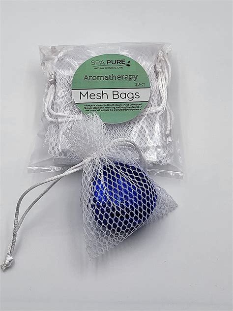 Spa Pure Aromatherapy Shower Bag Shower Bombsteamer Mesh Bag Extends The Life Of