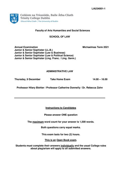 Al 2021 2022 Exam 20212022 Lau34001 Faculty Of Arts Humanities