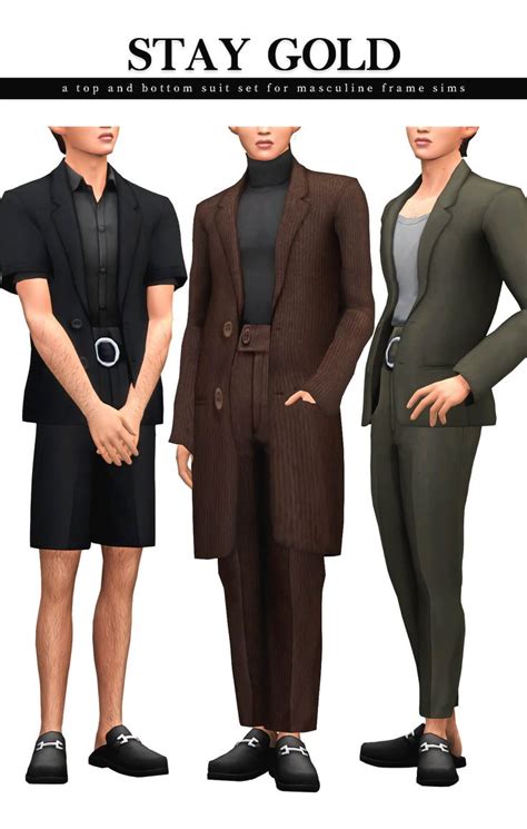 Pin On Sims 4 Maxis Match Male Clothing
