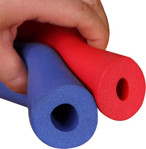 pipe insulation waterproof foam tube red blue rubber tubing preservation anti freeze