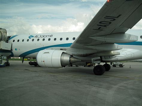 Air dolomiti mostly use remote stands at munich, so boarding is by bus and stairs. Air Dolomiti & The Embraer 195 Visiting BLQ - Airliners.net
