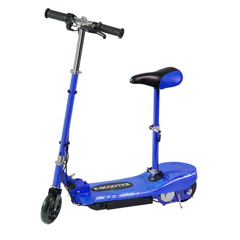 Blue Led Electric Scooter Eskoot Electric Scooter Free Uk Delivery