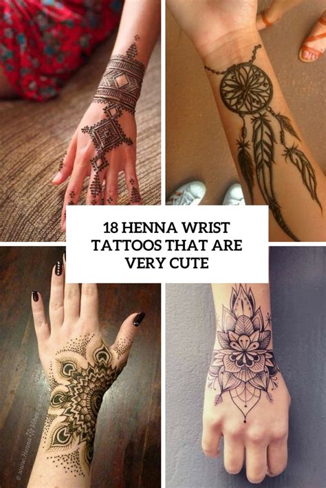 18 Henna Wrist Tattoos That Are Very Cute Styleoholic
