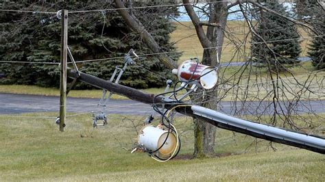 Consumers Energy Crews Working Through The Night In Power Restoration