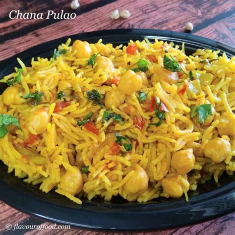 Chana Pulao Recipe Indian Chickpea Rice