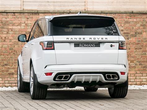 Yulong white metallic, ebony/ebony, 5.0l supercharged v8 gas (518hp), automatic, fwd. 2018 Used Land Rover Range Rover Sport V8 Svr | Yulong White