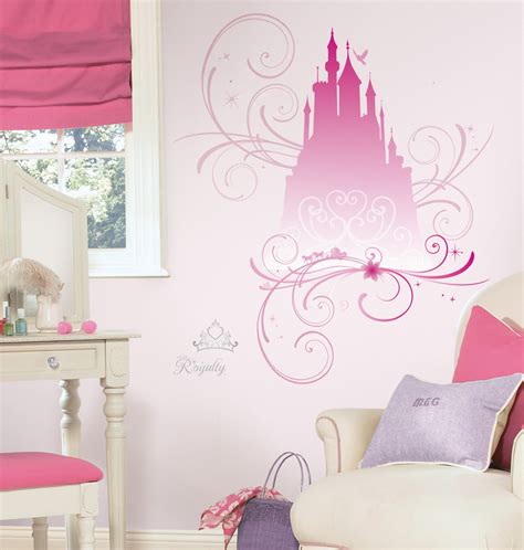 Disney Princess Scroll Castle Peel And Stick Giant Wall Decals Wglitt