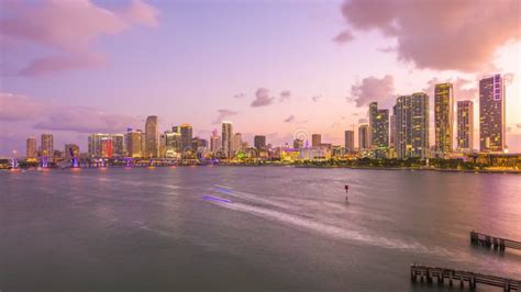 Miami Florida Usa January 05 2024 Miami Skyline And Highways