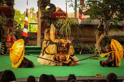 Balinese Traditional Barong Dance Editorial Photography Image Of