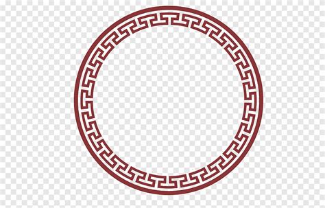 Chinese Classical Style Circle Border Frame Classic Border Png Pngegg