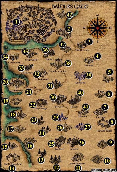 32 Baldurs Gate World Map Maps Database Source