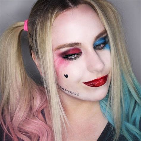 Sintético 103 Foto Imágenes De Maquillaje De Harley Quinn Mirada Tensa