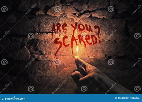 Bloody Inscription On The Wall Stock Image Image Of Concept Criminal