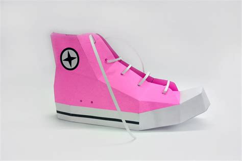 Download DIY Converse Shoe - 3d papercrafts ~ Templates ~ Creative ...
