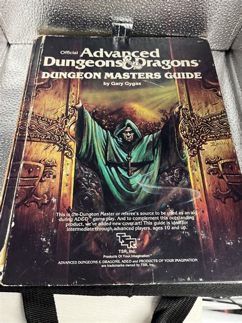 Advanced Dungeons And Dragons 1e Dungeon Masters Guide Hc Tsr Gygax