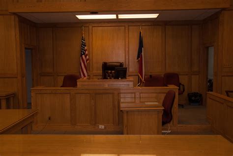 Judges Bench In Courtroom Side 1 Of 1 The Portal To Texas History