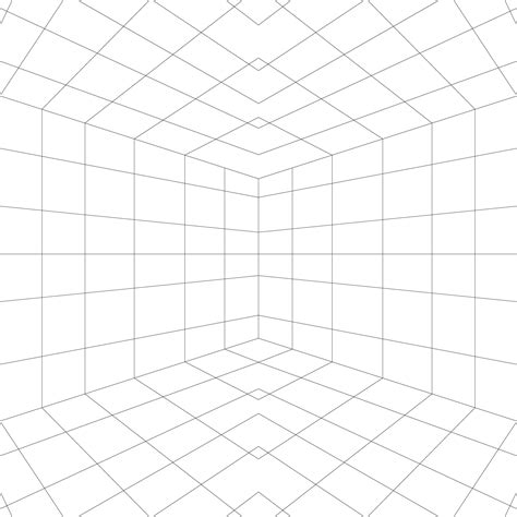 5 Best Two Point Perspective Grids Printable Pdf For Free At Printablee