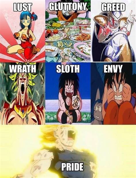 How to create a warrior? Deadly sins DBZ meme | DragonBall Z Memes | Pinterest | The o'jays, Seven deadly sins and Memes