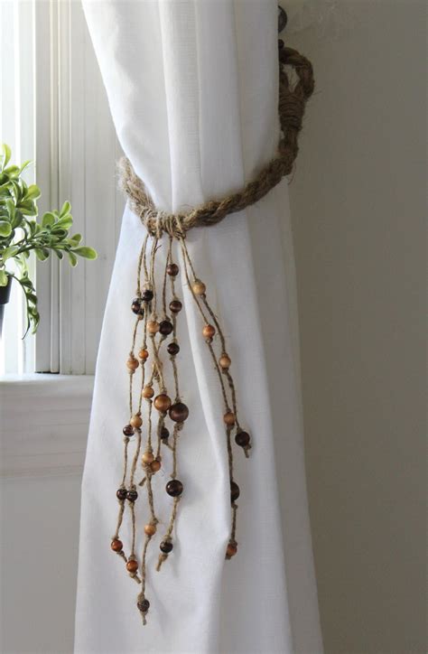 Curtain Tie Backs Diy Rope Curtain Tie Back Curtain Ties Plain