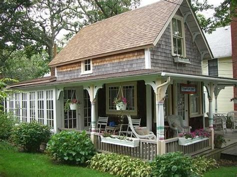 Browse current log cabins for sale in midcoast maine. Shingled cottage with wrap-around porch, sunroom, and ...