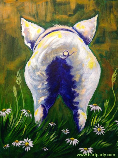 How To Paint A Piglet Bottom By The Art Sherpa Cinnamon Cooney For Hart