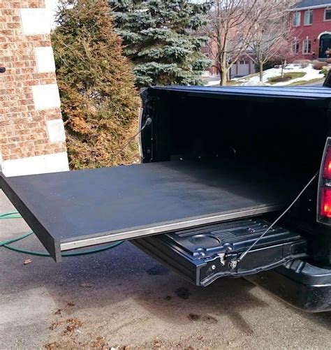 Visit this site for details: DIY bed slide - Ford Truck Enthusiasts Forums | Diy truck ...