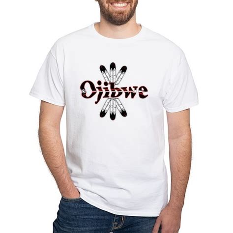 Ojibwe Mens Classic T Shirts Ojibwe White T Shirt By Dd Baz Designs