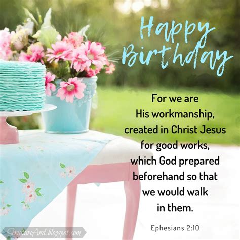 Free Happy Birthday Wishes Images With Bible Verses Printable Templates