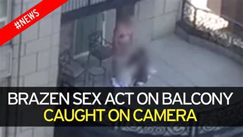 scandalous footage shows two women performing sex act on man on posh hotel balcony irish