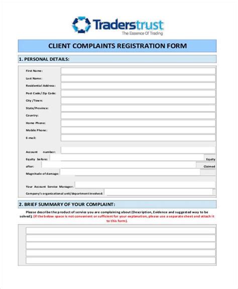 Free 8 Customer Registration Forms In Pdf Ms Word Excel