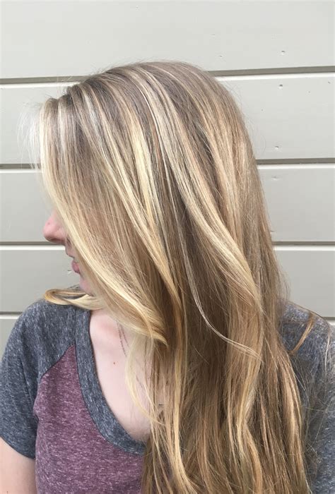 Natural Sun Kissed Blonde Created With A Hand Painted Technique Balyage