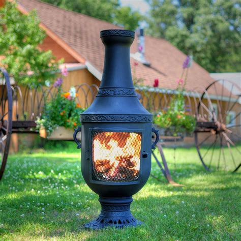 Chimney fire pits are not the best ones for grilling, though they can be used. Clay Fire Pit Chiminea | Fire Pit Design Ideas