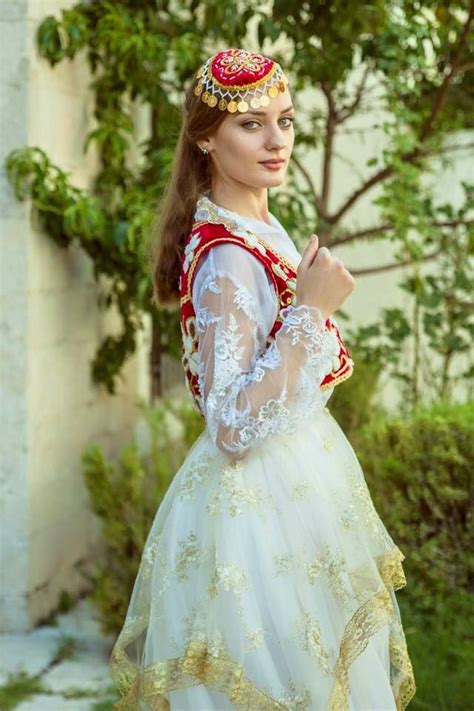 Albanian Beauty In Traditional Clothes From Mirdita