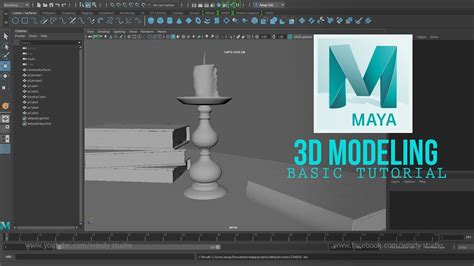 Modeling 3d Object In Autodesk Maya 2018 L Basic Tutorial Youtube