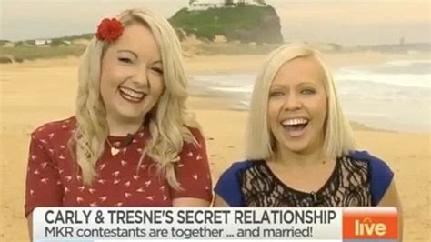 My Kitchen Rules Carly And Tresne Feared They Would Be Treated Differently For Being Gay