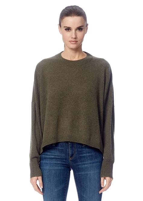 360 Sweater Makayla Cashmere Sweater Olive