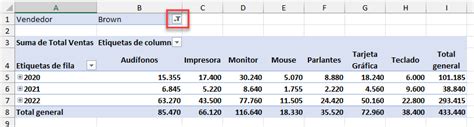 C Mo Filtrar Valores De Tablas Din Micas En Excel Y Google Sheets Automate Excel