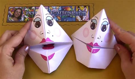Como Fazer Brinquedo De Papel Fantoche De Origami 1 My Crafts And