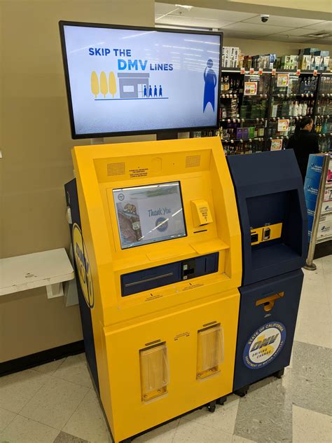 It took literally 30-seconds to get my renewal done at a DMV Now kiosk