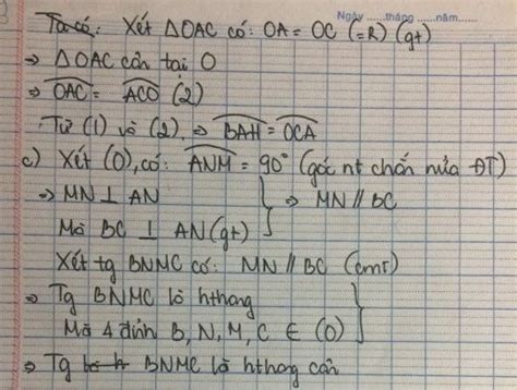 Cho tam giác ABC có 3 góc nhọn đường cao AH nội tiếp đường tròn O