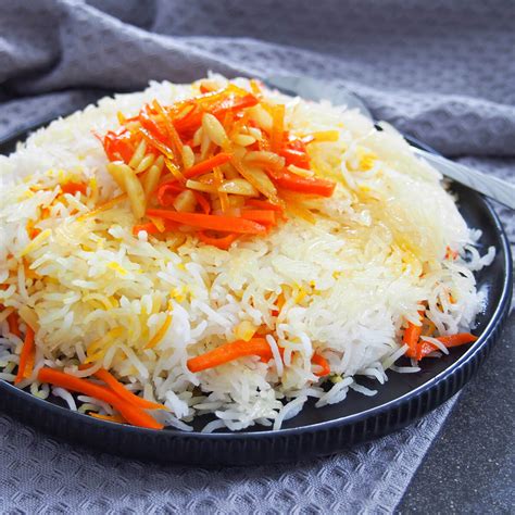 Persian Sweet Rice Shirin Polow Carolines Cooking