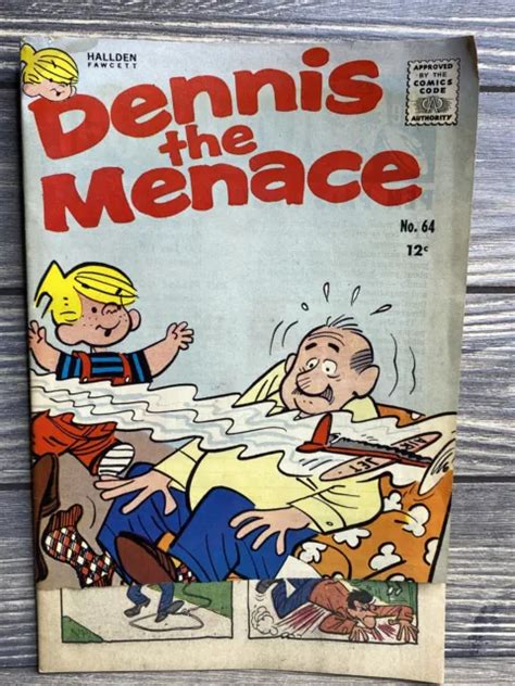 Vintage Hallden Fawcett Dennis The Menace Comic Book 12¢ No 64 649