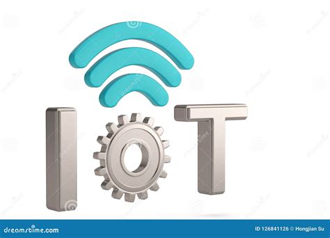 Internet Of Things Concept Icon Isolated On White Background 3d