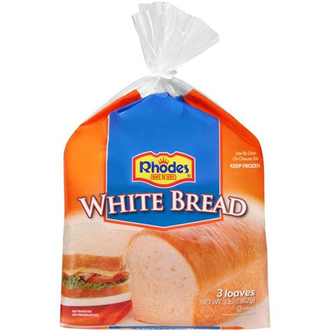 Rhodes Bake N Serv White Frozen Bread Dough 3 Lb Instacart